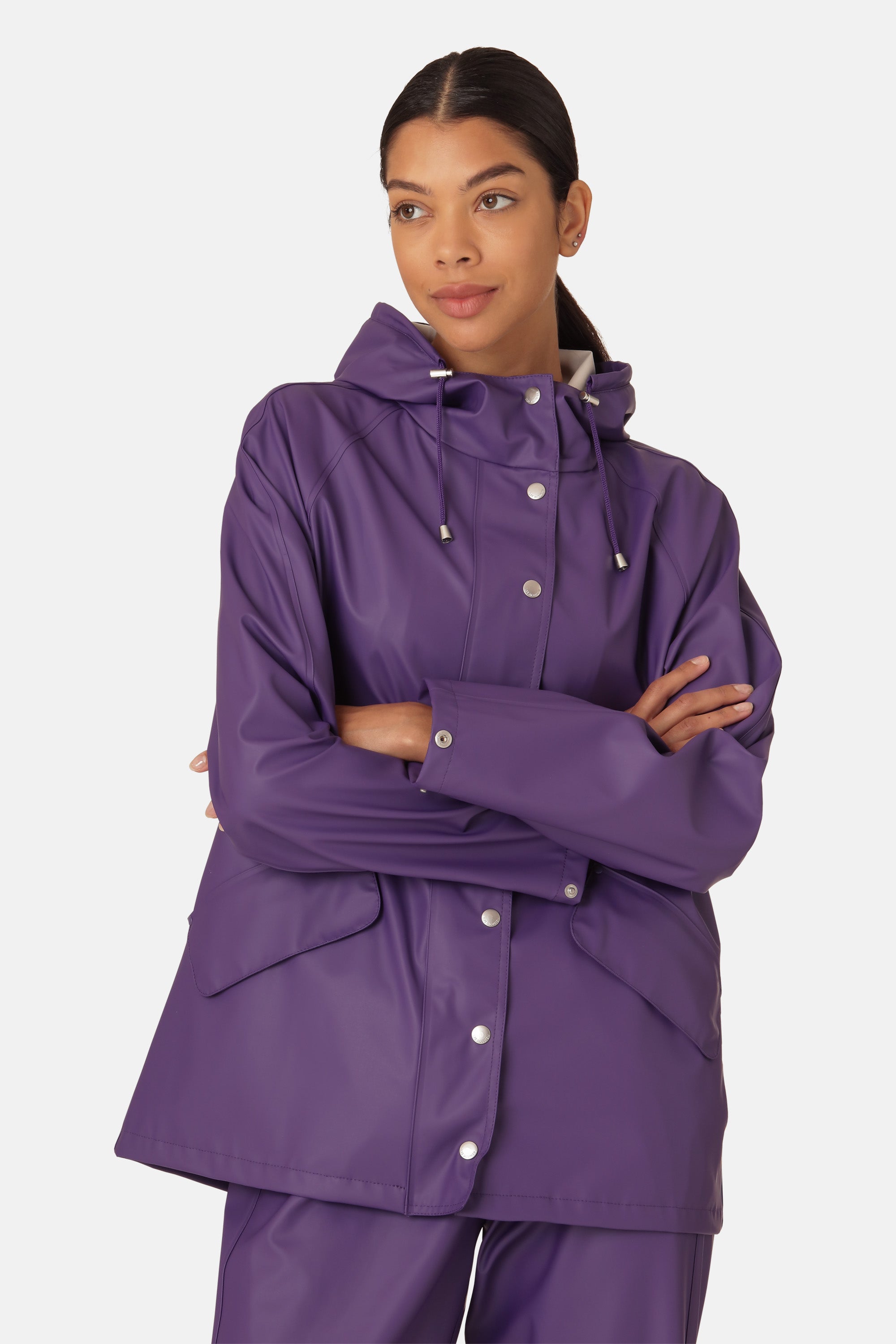Ilse Jacobsen Hornbæk Rain Rain Jacket Rain jacket 552 Purple Rain